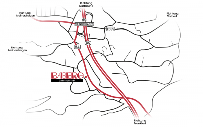 Baberg Drehtechnik am starken Wirtschaftsstandort Meinerzhagen